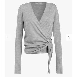 ALLSAINTS Lonia Merino Wool Wrap Cardigan